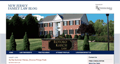 Desktop Screenshot of newjerseyfamilylawblog.com