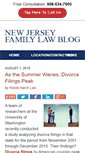 Mobile Screenshot of newjerseyfamilylawblog.com