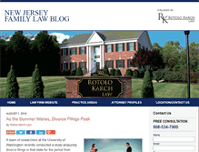 Tablet Screenshot of newjerseyfamilylawblog.com